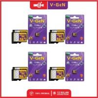 ราคา V-GEN MicroSD 32GB-4GB Class 6 48MB/s ความเร็ว ต้นฉบับ 100% (50452692910)