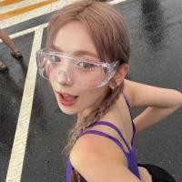 ราคา แว่นกันน้ำ กันฝน กันฝุ่นละออง สีใส แว่นสงกรานต์ 1 ชิ้น (29326678970)