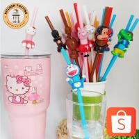 ราคา Kitchen Yostingหลอดพลาสติก หลอดการ์ตูน หลอดงอ หลอดดูดน้ำ หลอดการ์ตูนพร้อมแปรงแก้วเยติ ยืดได้ พร้อมส่ง_Kitchen Yosting (29462159757)