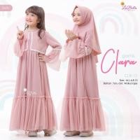 ราคา CLR 12 มุสลิมเด็ก Gamis ชุด Labella Wollycrepe Tutu Clara Dusty สีชมพู (40705806255)