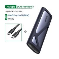 ราคา UGREEN M.2 NVMe SSD Casing Enclosure 10Gbps NVMe NGFF M2 SSD Dual Protocol PCIe SATA Case (28915158336)