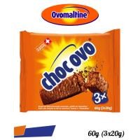 ราคา Ovomaltine choc ovo โอวัลตินแท่งอัดแน่น น้ำหนัก 60 กรัม มี 3 ชิ้น (3x20g) BBF.12/2025 (40366134858)
