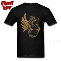 ราคา Chef Sphynx Cat Tshirt ผู้ชาย Punk Rock เสื้อยืด Art Designer T เสื้อขายส่งแคนาดา Hairless คนรักเสื้อผ้าผู้ใหญ่ Slim Fit Tee (48505637680)