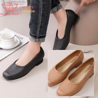 ราคา รองเท้าคัชชูสีพื้นหัวกลมส้นเตี้ยใส่สบายฤดูร้อน (47556096801)