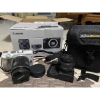 ราคา canon Eos m3 + Lenskit 18-55mm + Lensfix 22mm ส่งฟรี (21336560805)