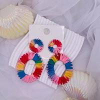 ราคา ต่างหูแบบสานสีสันสดใส แบรนด์ Forever21 (พร้อมส่ง) (22177599173)
