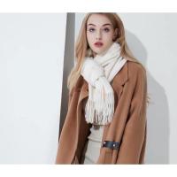 ราคา ผ้าพันคอ ผ้ากันหนาว ผ้าคลุมไหล่ แคชเมียร์ สีพื้น 215กรัมขนาด 190* 70ซม cashmere (14910379651)