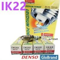 ราคา แท้!!! หัวเทียน DENSO IRIDIUM POWER อิริเดียม หัวเทียน IK22 5310 (1ชุด4หัว) (26309020282)