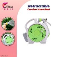 ราคา Retractable Garden Hose Reel สายยางโรล ชุดอุปกรณ์สายยาง หัวฉีดแรงดัน สายยาง 14 เมตร ชุดสายยางรดน้ำครบเซ็ต รดน้ำต้นไม้ (43924658226)