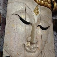 ราคา 1ชิ้น พระ แผ่นไม้แกะสลัก แผ่นไม้ 50x75cm ติดผนัง แผ่นไม้แขวนผนัง ของตกแต่งผนัง ไม้แกะสลักแขวน ไม้แกะสลัก (12537825751)