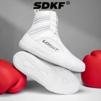 ราคา SDKF EVERLAST ELITE 2.0 รองเท้ามวย MMA High Top ทรงสูง หนังแท้ พร้อมส่ง (49152845165)