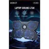 ราคา COOLING FAN ROBOT RT-LCS02 PORTABLE LAPTOP COOLING PAD 4 USB COOLING FAN (55505160856)