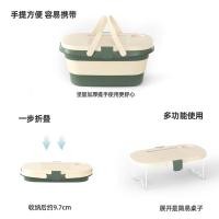 ราคา ฝาครอบพกพาตะกร้าตะกร้า Ins Ins ที่เก็บฝุ่นตั้งแคมป์ปิคนิคปิคนิคกลางแจ้งพับตะกร้าปิกนิก (26885257701)