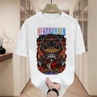 ราคา เสื้อยืดเท่ๆผู้ชาย เสื้อคอกลม-แขนสั้น สกรีนลายอนิเมะสุดเท่ oversize t-shirt เสื้อยืดผู้ชายอ้วน เสื้อยืดสตรีทแฟชั่นชายสุด (57604965372)