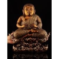 ราคา #พระสังกัจจายน์ขนาดสูง 13 กว้าง 12 ลึก 7 นิ้ว ((หน้าตัก 9 นิ้ว)) ️รายการที่ 4 #เนื้อบรอนซ์ ED.#สีโรสโกลด์ (29560998285)