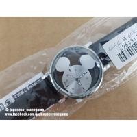 ราคา นาฬิกาข้อมือมิกกี้เมาส์ Mickey Mouse สีเงิน สายสีดำ ยาว 23 cm แบบ Limited Edition (ลิขสิทธิ์แท้จากญี่ปุ่น) (6453677014)