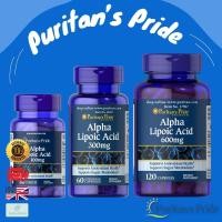 ราคา พร้อมส่ง Puritan's Pride Alpha lipoic acid ALA 100 mg 300 mg 600 mg สูตรเข้มข้น บำรุงผิวพรรณ สุขภาพ (24504071684)