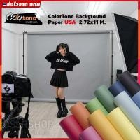 ราคา กระดาษฉากหลังกว้าง2.72ม. ยาว 11ม. Background Seamless Paper USA ยี่ห้อ Color Tone (11744357637)
