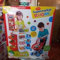 ราคา ของเล่นร้านขายของซุปเปอร์+รถเข็น+แคชเชียร์ ผลไม้ อาหารต่างๆ (8504442052)