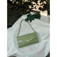 ราคา กระเป๋าคล้องไหล่ สีเขียวพาสเทล (28081466333)