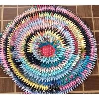 ราคา พรมเช็ดเท้า ผลิตจากเศษผ้า คละสีคละลาย (27811846846)