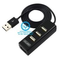 ราคา USB HUB UNITEK 4 PORT USB 2.0 สีดํา 80CM Y2140 / HUB01-UNI (27359938914)