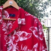 ราคา เสื้อฮาวายมือสอง Size 3XL (อก 50") แบรนด์ GEORGE - ผ้า Rayon เสื้อฮาวายหุ่นหมี (42159333495)