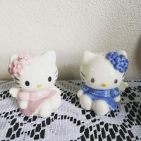 ราคา Hello Kitty คิตตี้​ salt and pepper shaker ขวดใส่เกลือพริกไทย​ sanrio​ ปี 2000 (7032305826)