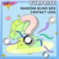ราคา ⚡ กล่องตาบอด⚡คอนแทคเลนส์ UYAAI คอนแทคเลนส์สีสุ่มใช้รายเดือน 1 คู่ (26674126729)