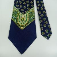 ราคา เนคไทวินเทจ Nina Ricci Necktie Jacquard Silk Paisley Made in France (43912175385)