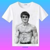 ราคา ราคาต่ำสุดของวันนี้ราคาต่ำสุดของวันนี้Bruce Lee T-shirt Men's Chinese Kung Fu Miss Bruce Lee Sports Short Sleeve (26151968800)