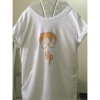 ราคา เสื้อยืดคอกลมสีขาว ลายแฮร์รี่พอตเตอร์ (37829047)