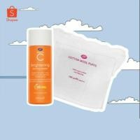 ราคา แพ็คคู่ พร้อมใช้ (โทนเนอร์+สำลี160แผ่น) Boots Vitamin C วิตามินซีโทเนอร์เช็ดหน้าผิวสะอาด Tooner Vitamin C Boots (2620196543)