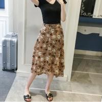 ราคา Skirt381 กระโปรงยาวลายดอกไม้ เอวสม็อคยางยืด มีซับในเนื้อนิ่มอย่างดี ผ้าชีฟองเนื้อดี (23339266430)
