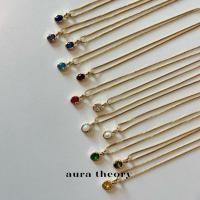 ราคา สร้อยคออัญมณีประจำเดือนเกิด aura theory birthstone necklace (24742280135)