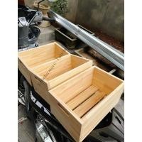 ราคา กล่องไม้ตกแต่งพาเลทกล่องเก็บของไม้ (40763537826)