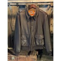 ราคา เสื้อแจ็คเก็ตหนังนักบิน เสื้อหนังแท้ VINTAGE COOPER US AIR FORCE LIGHT LEATHER JACKET TYPE A2 SIZE 42R Made in USA (41912638280)