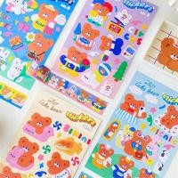 ราคา SALE Milkjoy Bentoy Cake Bear Sticker สติ๊กเกอร์หมีน่ารัก สติ๊กเกอร์สไตล์เกาหลี กันน้ำ (5589394814)
