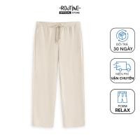 ราคา กางเกงวอร์ม Unisex Relax Form Plain Wide Leg Lace-Up Pants - Routine 10F24PKNU002 (28387972024)