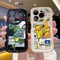 ราคา เข้ากันได้กับ VIVO Y03 Y18 Y02 Y21 Y20 Y33S Y15S Y12S T1X Pokemon Pikachu Case Beauty NY Cover (49303843286)