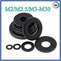 ราคา แหวนอีแปะ แหวนรอง น็อตสกรู เหล็กแข็ง 8 รมดำ / 8 Grade Flat Washer Black Oxide M2/M2.5/M3-M30 [GX] (48204495936)