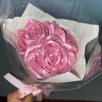 ราคา ดอกกุหลาบริบบิ้นผ้าซาติน (25990206433)