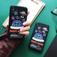 ราคา [ใส่โค้ดลดค่าส่ง] เคสiphone ลายเอเลี่ยน CRAZY ALIENS IPhone6/6s/6+/6s+/7/7+/8/8+/X (1244944465)