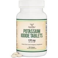 ราคา Double Wood Potassium Iodide Tablets 130 mg , 180 Tablets (No.3950) (29544246489)