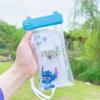 ราคา กระเป๋าสะพายข้าง โทรศัพท์มือถือกระเป๋ากันน้ํา Stitch การ์ตูนหน้าจอสัมผัสกันน้ํากรณีว่ายน้ําดําน้ํากรณี Drifting น้ําพุร้อน Water Park กระเป๋า (43755475906)