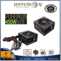 ราคา IMPERION PUREPLUS 450W 80 PLUS ATX CPU DESKTOP PSU / หน่วยจ่ายไฟ W/ 450 วัตต์ (PUREPLUS 450W) (58056287096)