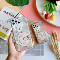 ราคา เคสไอโฟนใสทุกรุ่นลายSnoopy&Charlie​ (5711080423)