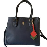 ราคา Brera กระเป๋าถือสีน้ำเงินเข้ม กระเป๋ามือสอง (17698924979)