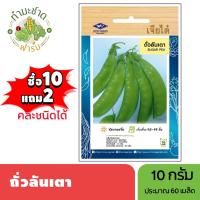 ราคา เจียไต๋ (ซื้อ10แถม2) เมล็ดพันธุ์ ถั่วลันเตา ขนาด10กรัม ประมาณ60เมล็ด Sugar Pea ถั่วลันเตาหวาน เมล็ดพันธุ์พืช เมล็ดผัก ปล (6717993728)