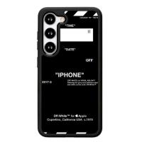 ราคา Case Casing Softcase Hardcase Samsung Galaxy S23 S22 S21 Plus Ultra FE 5G Off white x iPhone P1183 (47506166842)